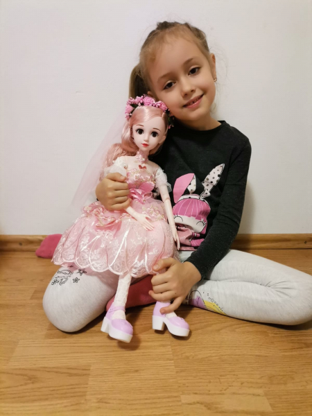 Papusa Mare interactiva cu muzica 62 cm Aini Wawa [2]