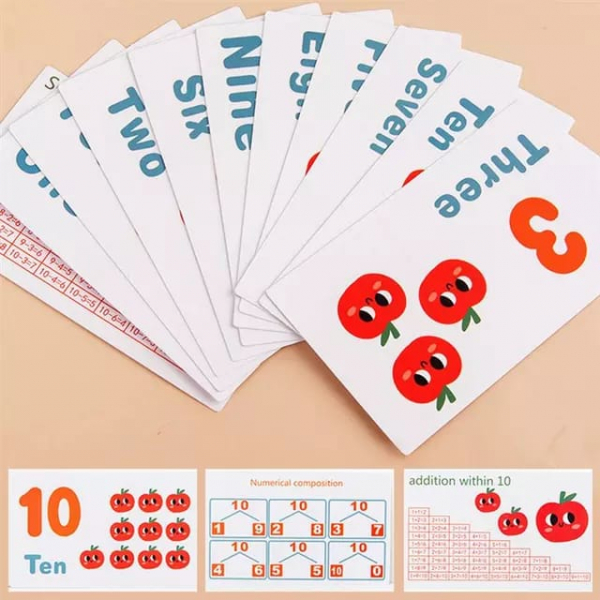 Joc educativ montessori din lemn Pomul cu Mere [4]