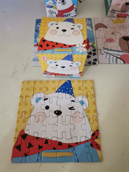 Set 4 mini puzzle educative 96 de piese [4]