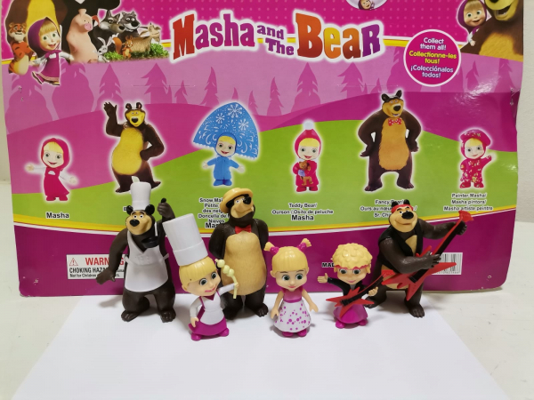 Set 6 figurine tip Masha si Ursul [2]