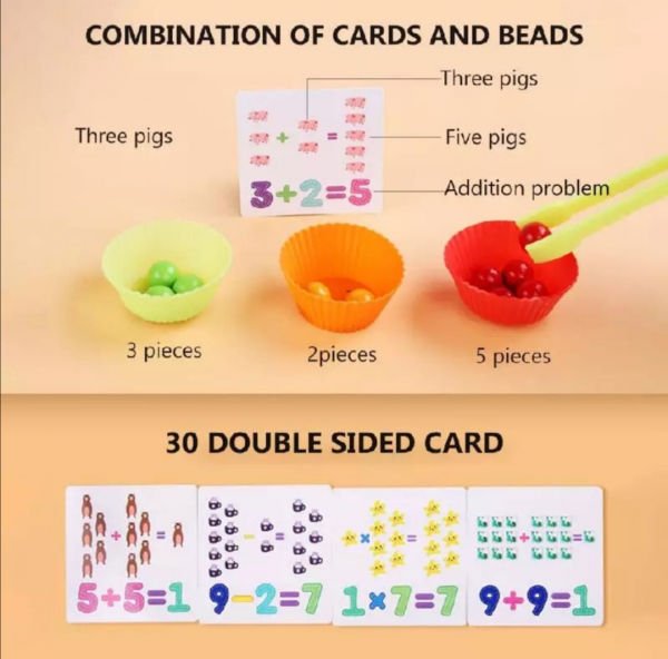 Joc  educativ digital matematica montessori numere si bile Pinch Game [3]