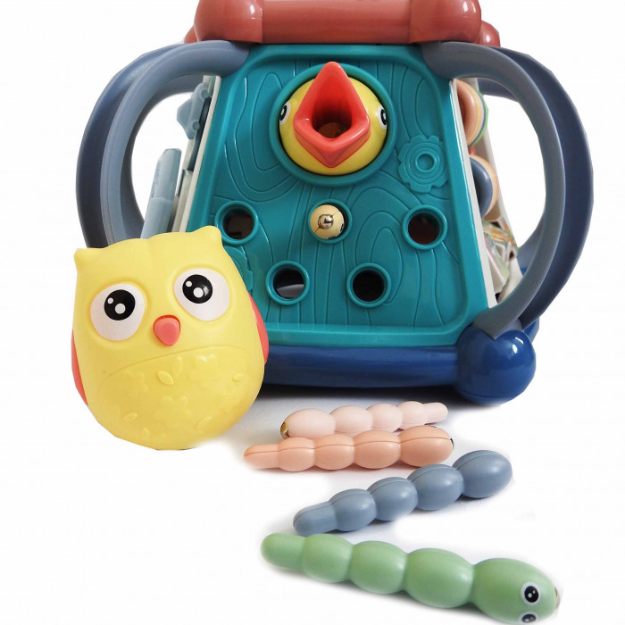 Centru de activitatii bebe 7 in 1 Cub educativ muzical 7 in 1 [5]