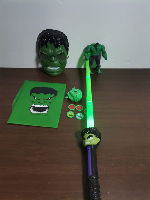 Masca Hulk cu lansator si Sabie cu lumini [2]