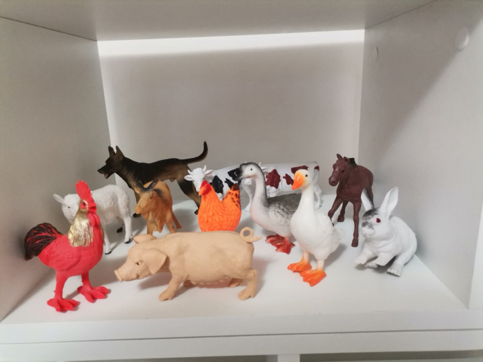 Set 11 Animale de la Ferma Figurine Animale Domestice [3]