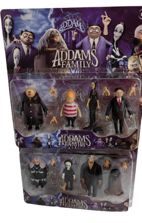 Jucarii desene animate( 3 ani +) - Set 8 Figurine cu Familia Addams