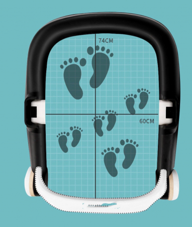 Premergator Bebe Cherry Baby walker  Negru 2 in 1 [7]