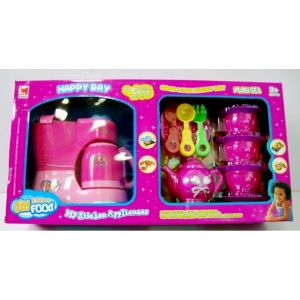 Jucarii Copii - Set Accesorii de bucatarie cu cafetira - cuptor microunde