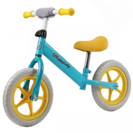 Masinute Biciclete cu si fara pedale - Bicicleta de Echilibru Fara Pedale Albastru – 12 Inch Ghidon Sa Reglabila Roti Eva