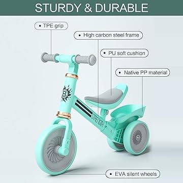 Bicicletă de Echilibru pentru Copii cu 3 roti [1]