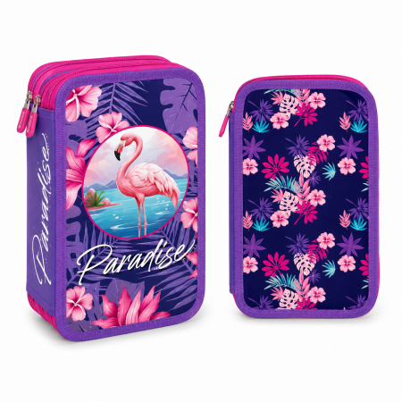 Accesorii de Scoala - Penar Echipat Paradise, 29 Piese, 2 Fermoare, S-Cool