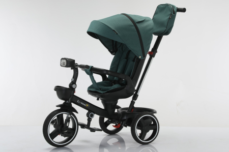 Triciclete - Tricicleta Reversibila Evolutiva SL06, Sunet si Lumini, Verde