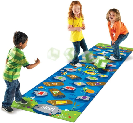 Joc Educativ de Podea Crocodile Hop – Invatare Prin Miscare, Cifre, Culori si Forme [1]