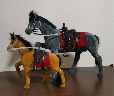 Set Animale Domestice Figurine cu Cal si Manz [1]