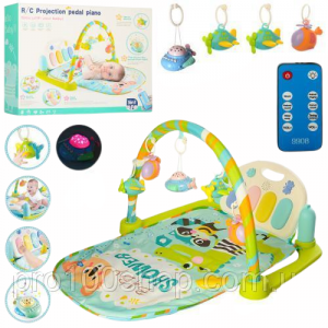 Saltea activitatii Baby Piano Gym cu telecomanda - Saltea bebe cu telecomanda [5]