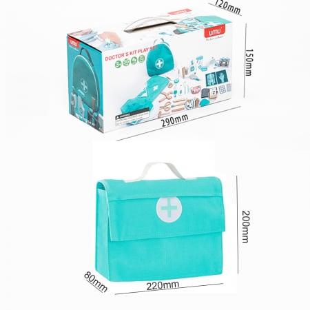 Set Accesorii Trusă Doctor Dentist din Lemn - Stomatologia [5]