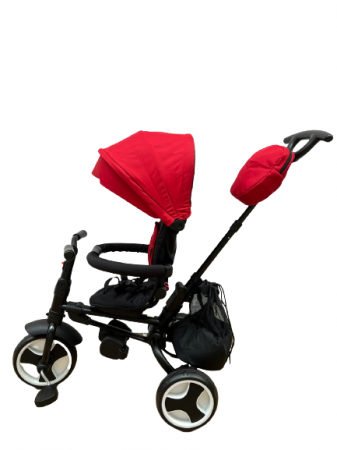 Tricicleta cu scaun rotativ si pozitie de Somn L-Sun Pliabila Rosu [1]