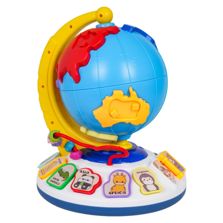 Jucarie Interactiva Globul Pamantesc cu Sunete si Lumini – Puzzle  5 in 1 [2]