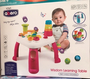 Masute cu activitatii - Masuta Activitatii 6 in 1 Abero - Masuta Bebe Interactiva Abero
