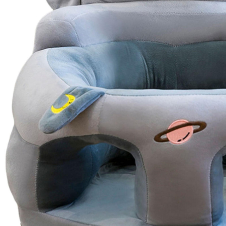 Fotoliu Bebe din Plus cu Sezut de Burete – Model Elefant Gri [2]