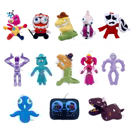 Jucarii desene animate( 3 ani +) - Set Jucarii din Plus Amazing Digital Circus - 13 Personaje