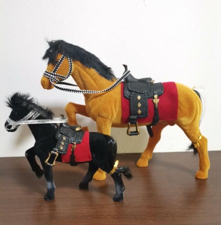 Figurine Desene Animate( 3 ani +) - Set Animale Domestice Figurine cu Cal si Manz