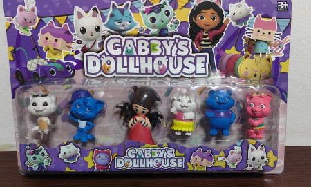 Figurine Desene Animate( 3 ani +) - Set 6 Figurine Gabbys DollHouse