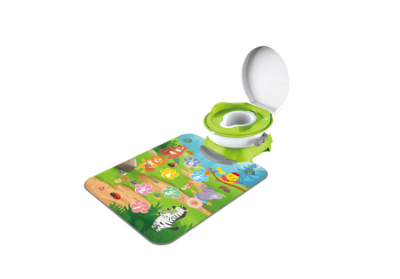 Olita Interactiva 3 in 1 cu Covoras Muzical Jungla, Verde [2]