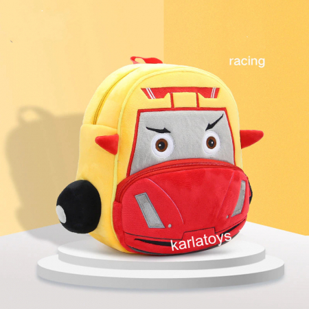 Ghiozdane copii - Ghiozdan Rucsac Plus 3D Racing Car cu Bretele Reglabile