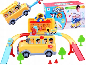 Masinute si Trenulete (3 ani+) - Masinuta 3 in 1 Funny Bus Parcare