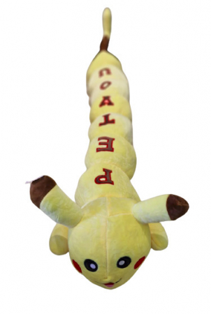 Jucarii desene animate( 3 ani +) - Jucarie Din Plus Omida Pikachu Jumbo