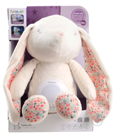 Iepuras Adormit cu Melodii si Proiectii – Jucarie Linistitoare cu Lumina de Noapte [2]