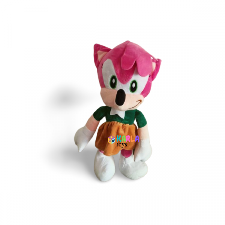 Jucarii desene animate( 3 ani +) - Jucarie Plus Amy Rose Jumbo Ariciul Sonic Hedgehog