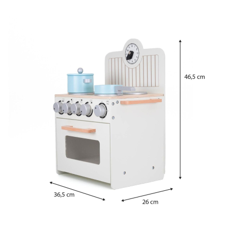 Bucatarie Jucarie Little Chef Lemn  cu Cuptor si Accesorii [2]