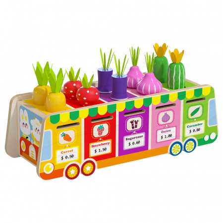 Jucarii din lemn si Montessori - Jucarie Montessori din Lemn – Sortator de Forme & Culori