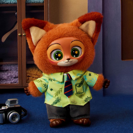 Set 6 Brelocuri din Plus Labubu Zootopia 17 cm [2]