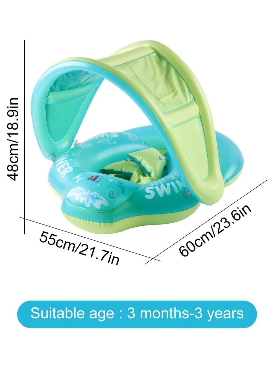 Colacul tip barcă cu chiloțel și parasolar detasabil Swimtrainer [2]