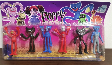 Figurine Desene Animate( 3 ani +) - Set 6 Figurine Huggy Wuggy Poppy Playtime