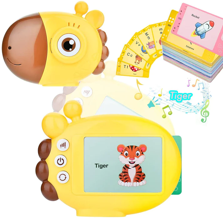 Jocuri - Joc educativ invatam Limba Engleza Cititor de Carduri Girafa