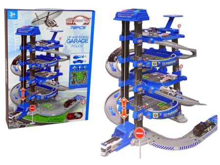 Set Parcare Masini Etajata pentru Copii – Garaj Parcare cu Covoras [3]