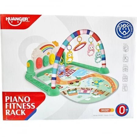 Saltea Bebe cu Pian si Arc cu Jucarii Interactive Hunger [3]