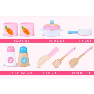 Mini Bucatarie de Lemn Pink Rabbit [4]