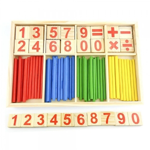 Jucarie Educationala Montessori Cuburi cu cifre Stick [0]