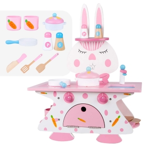 Mini Bucatarie de Lemn Pink Rabbit [2]