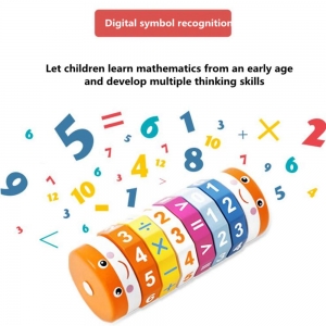 Joc Cilindru  din lemn Puzzle Aritmetic  Onshine [8]