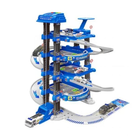 Jucarii - Set Parcare Masini Etajata pentru Copii – Garaj Parcare cu Covoras