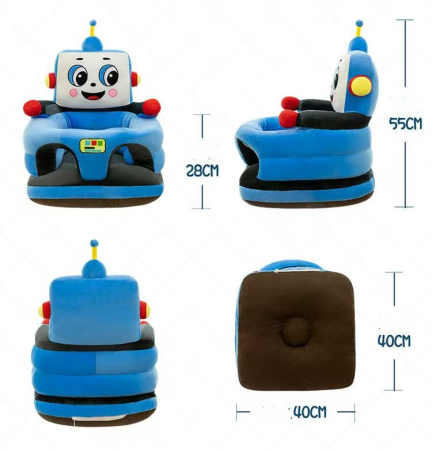Fotoliu din plus Sit Up Bebe Robotel Roz, Ergonomic si Moale [1]