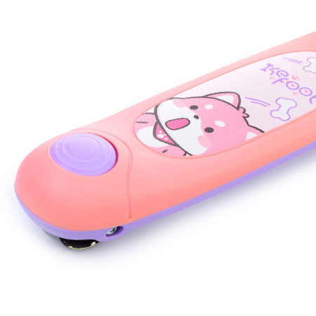 Trotineta Copii 3 Roti Pliabila cu Lumini LED – Reglabila, Play Roz [3]