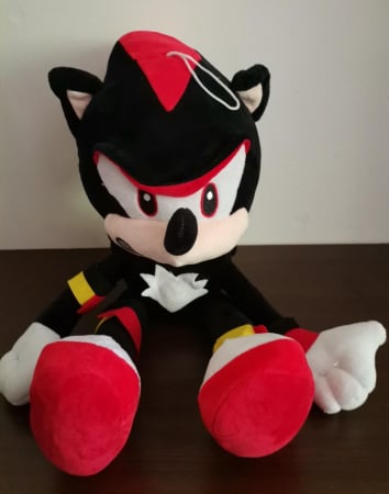 Jucarii desene animate( 3 ani +) - Jucarie PLus Shadow Ariciul Negru Jumbo Sonic Hedgehog