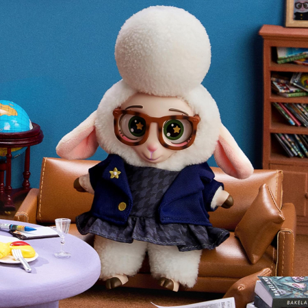 Set 6 Brelocuri din Plus Labubu Zootopia 17 cm [3]