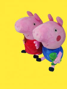 Jucarii de Plus Purcelusa Peppa Pig set 4 buc [2]